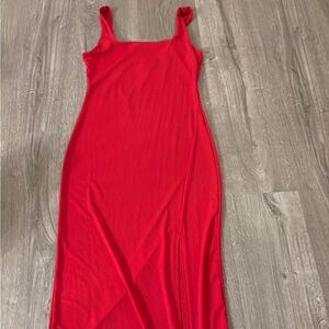 Ambiance Vibrant Red Maxi Dress